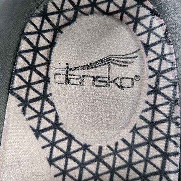 Dansko Paisley Waterproof Sneakers Womens 9.5 10 40 Black Suede Lace Up Comfort - Picture 13 of 15